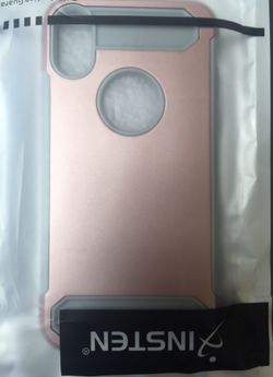 Insten IPhone X Hybrid Case Rose Gold Hard Case