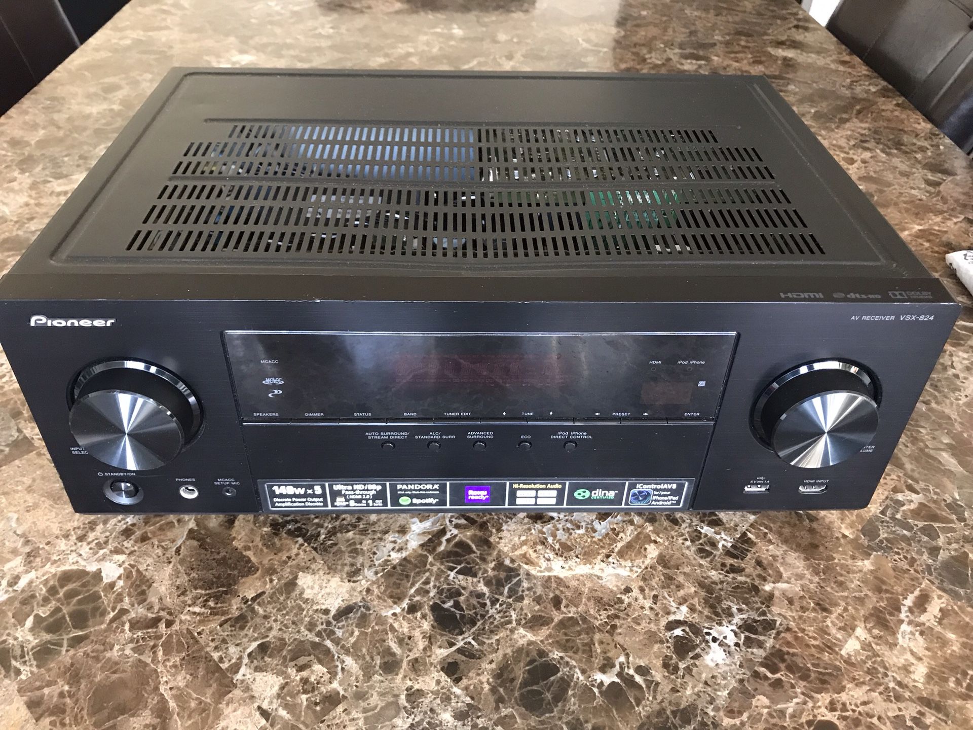 Pioneer VSX-824 Channel Network A/V Receiver