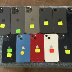 iPhones Not Free  All Lock To AT&T Or Cricket Look In The Bio 