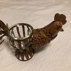 Rooster Candle Holder