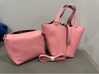 Pink hand bag