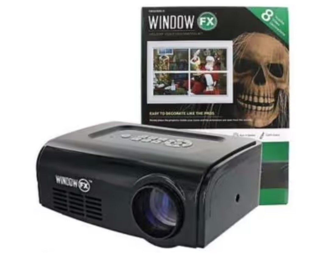 Window FX Projector Year Round Holiday Video Decorating Kit