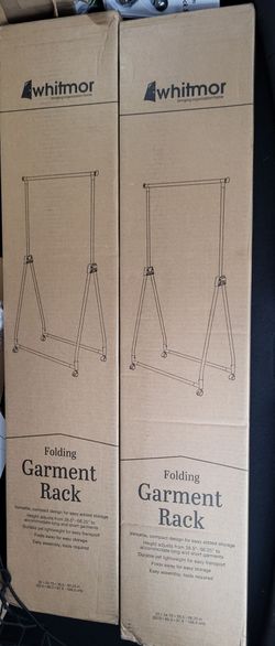 2 Whitmor Folding Garment Racks - Brand New in Box