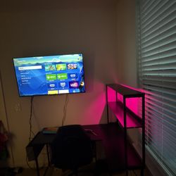 Desk And Gaming Chair Set