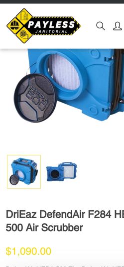 DriEaz Air scrubber Defender hepa