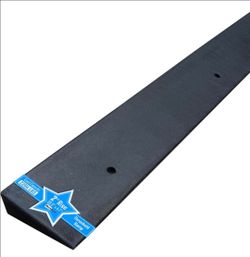 2'' Rise Rubber Threshold Ramp - 2204 LBS Capacity, Non-Slip, Cuttable & Adjustable - Handicap Ramp for Wheelchair Scooter Stroller - Driveway Curb Ra