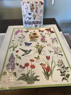 Vintage Flower Puzzle, 