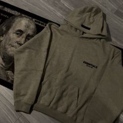 Essential Hoodie Dark Oat