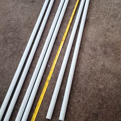 Metal poles for tent.awning . Or canopies3/4" diameter
