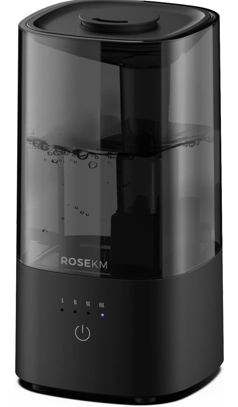 RoseKM Quite Ultrasonic Humidifier, Auto Shut Off, Filter less