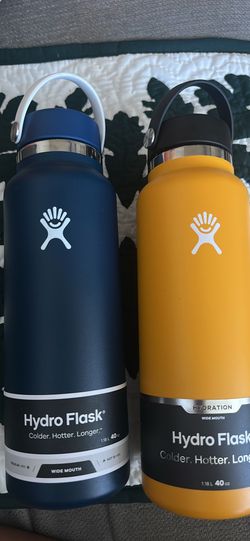 1 indigo 1 starfish Hydroflask 40oz