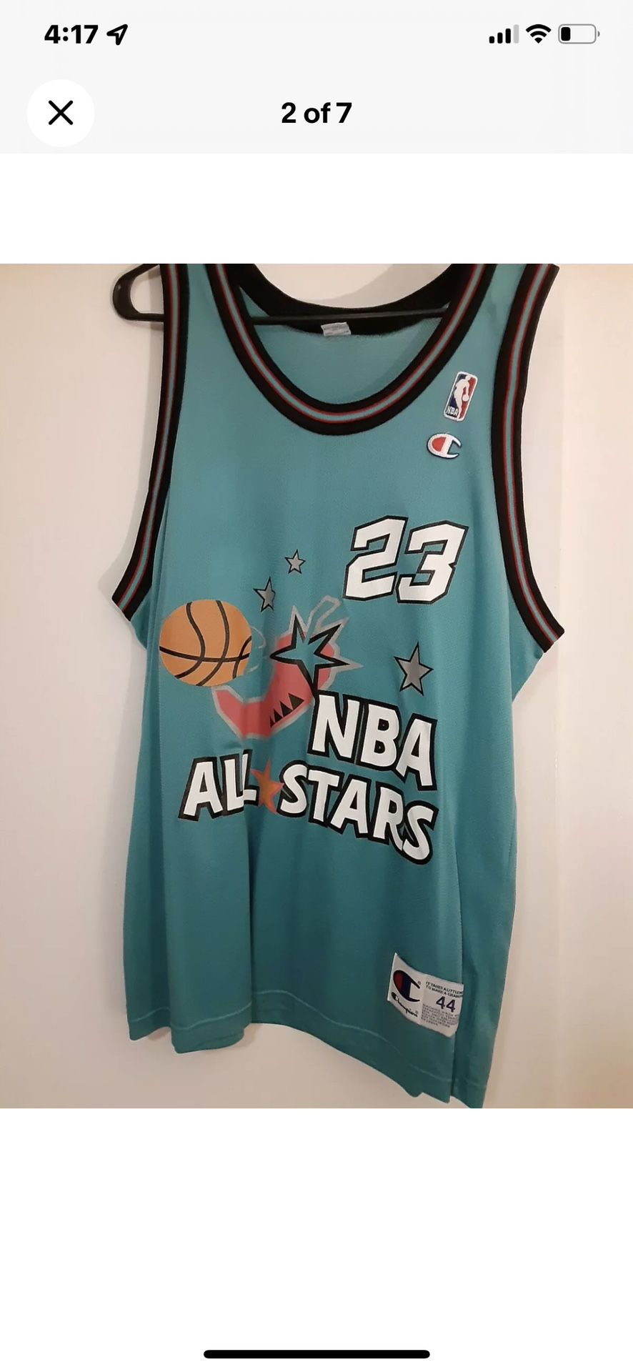 AUTHENTIC ALL-STAR EAST 1996 MICHAEL JORDAN JERSEY AJY4GS18066