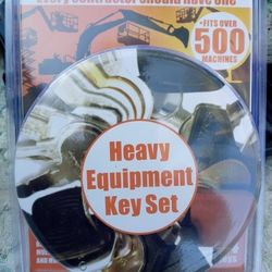 Heavy Equipment Key Set