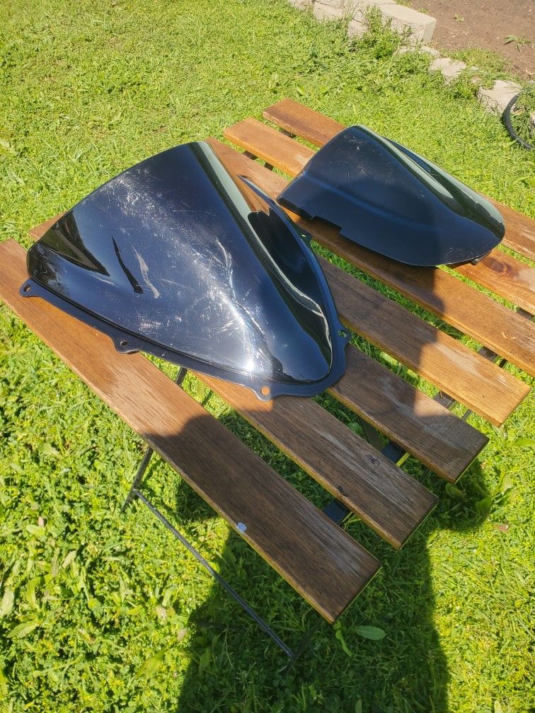 Tinted Windshield And Rear Seat Cowl Cover