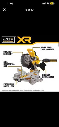 DEWALT 20V MAX XR Brushless Miter Saw