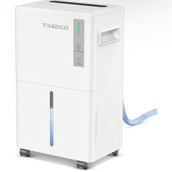 1500 Sq.ft Dehumidifier for Basement, Trazico 21 Pint Dehumidifiers for Home Large Room with Drain Hose, Smart Humidity Control, 3 Modes, 24H Timer, A