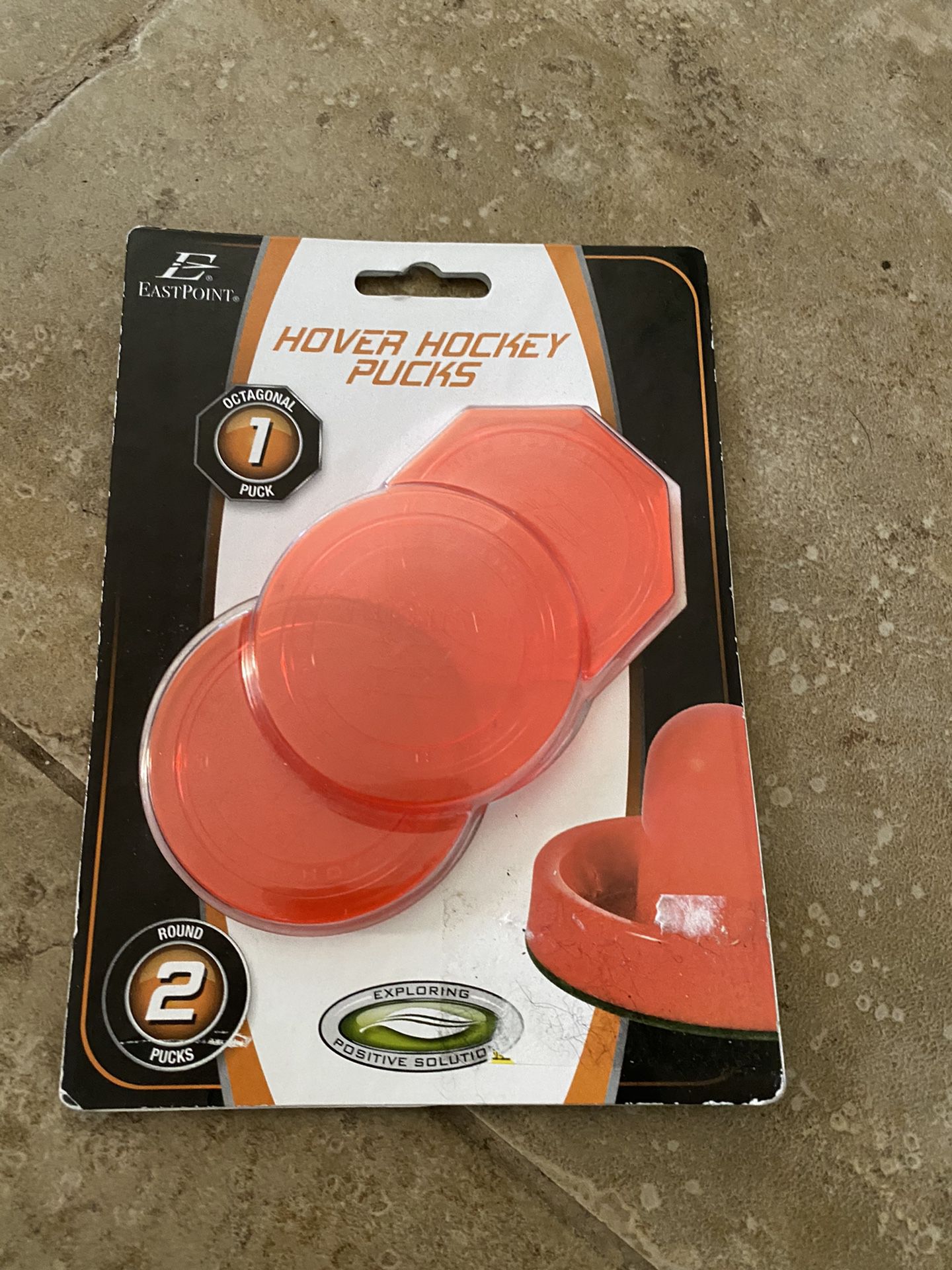 Brand new hover hockey pucks for air hockey table round 2 pucks