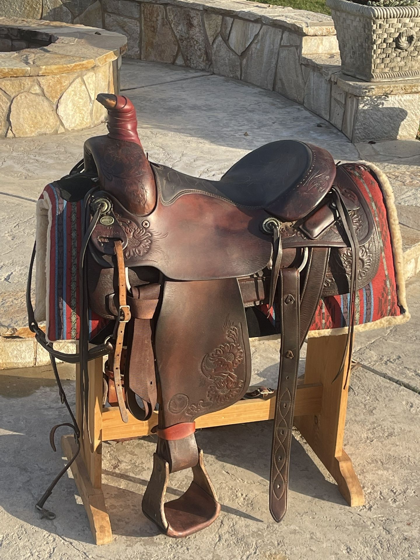 Circle Y Western Saddle Vintage