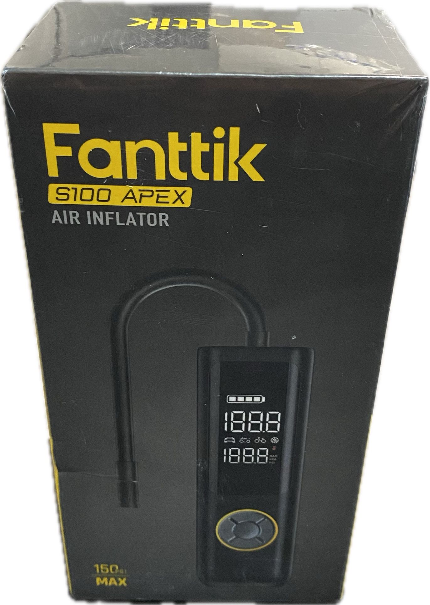 Fanttik S100 APEX Tire Inflator Portable Air Compressor & Power Bank&LED Light