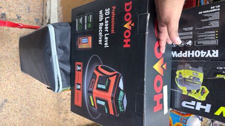 DOVOH Professional 3D Laser Level with Receiver