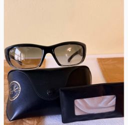 Ray-Ban Black Wrap Sunglasses with Case