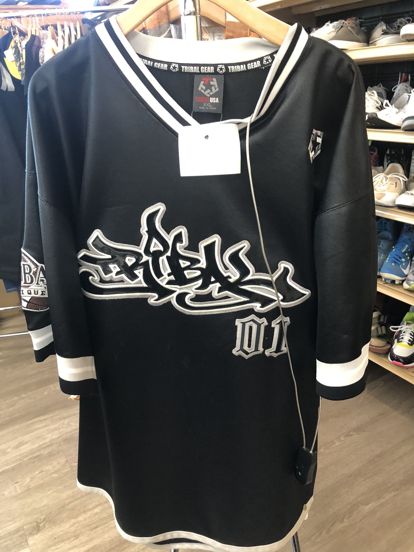 Tribal Gear V Neck Vintage Jersey (size 2XL)