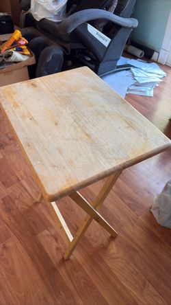 Wooden Folding Side Table