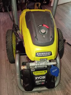 Ryobi  brush less  2700psi pressure washer