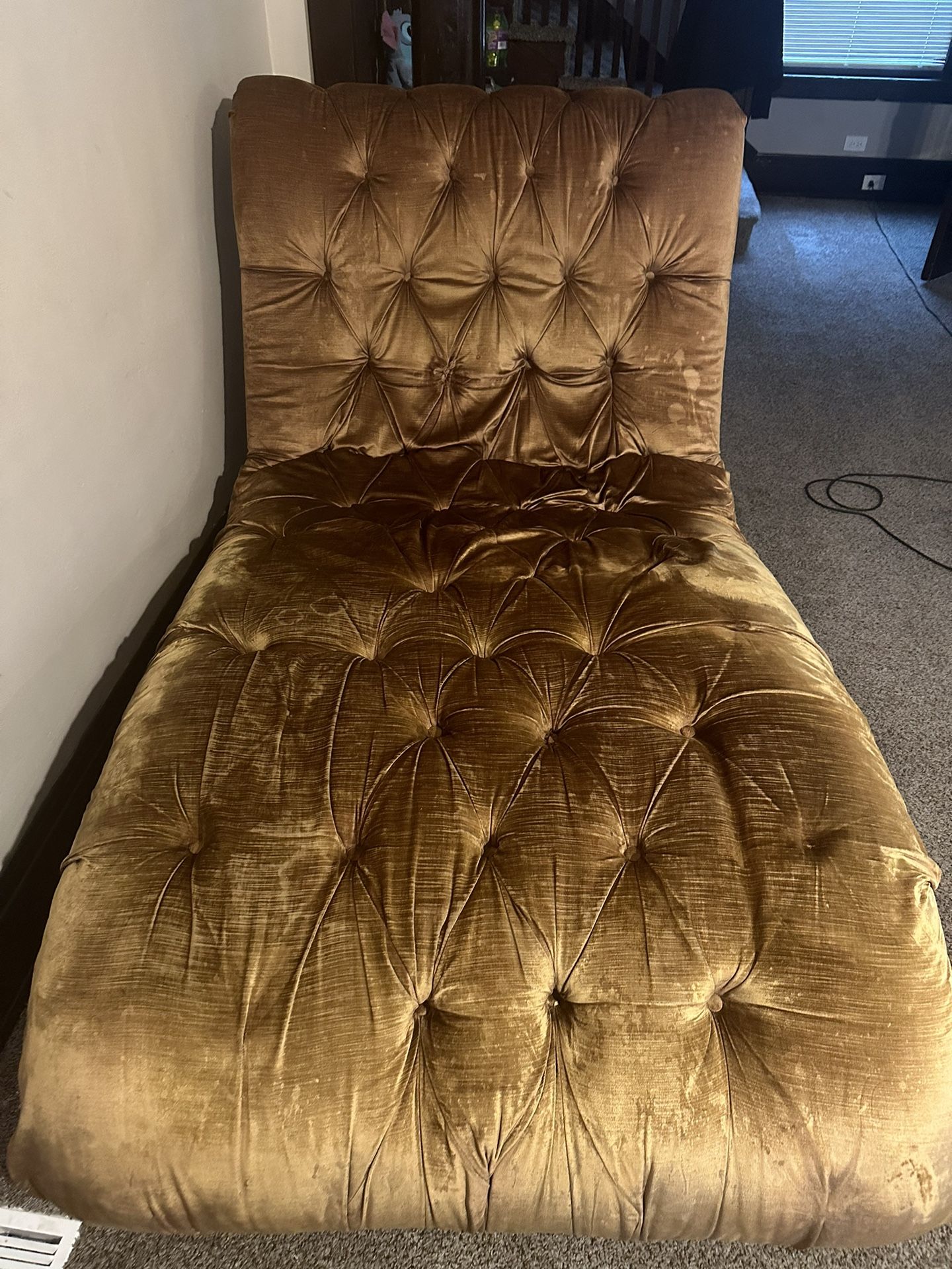 Gold Chaise Lounge