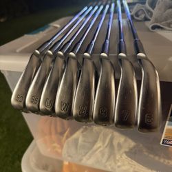 Ping G730 Iron Set 6-W-U-56-50 8 Club Set Dynamic Gold Stiff 300