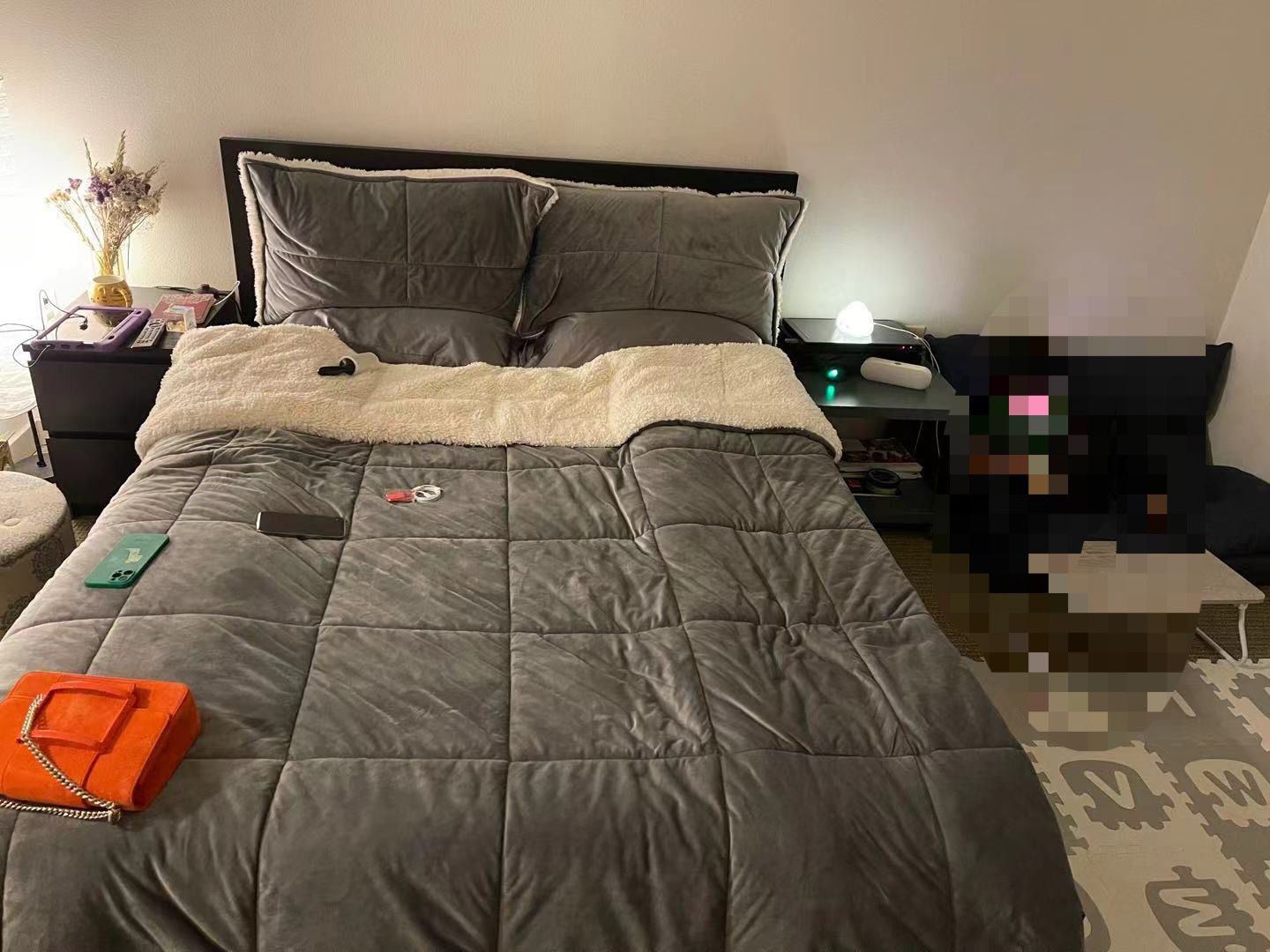 Queen Size Bed With Mattress For Sale