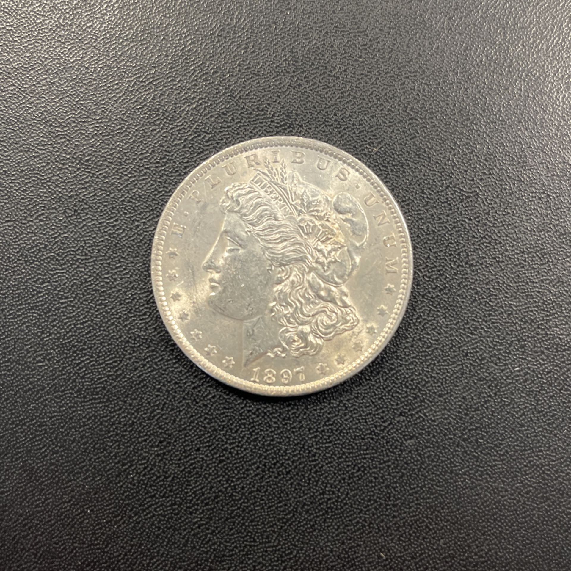 1897 Uncirculated Morgan Silver Dollar