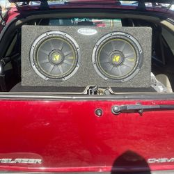 2 12” Subwoofer Box (BOX ONLY)
