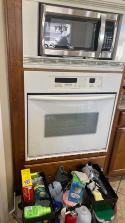 Oven microwave and stove