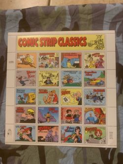 USPS Comic Strip Classics Stamp Sheet