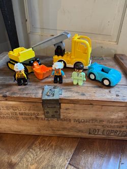 LEGO DUPLO Construction Vehicle Set with Figures