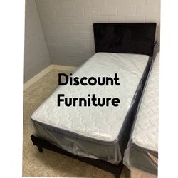Twin Bed With Mattress SALE