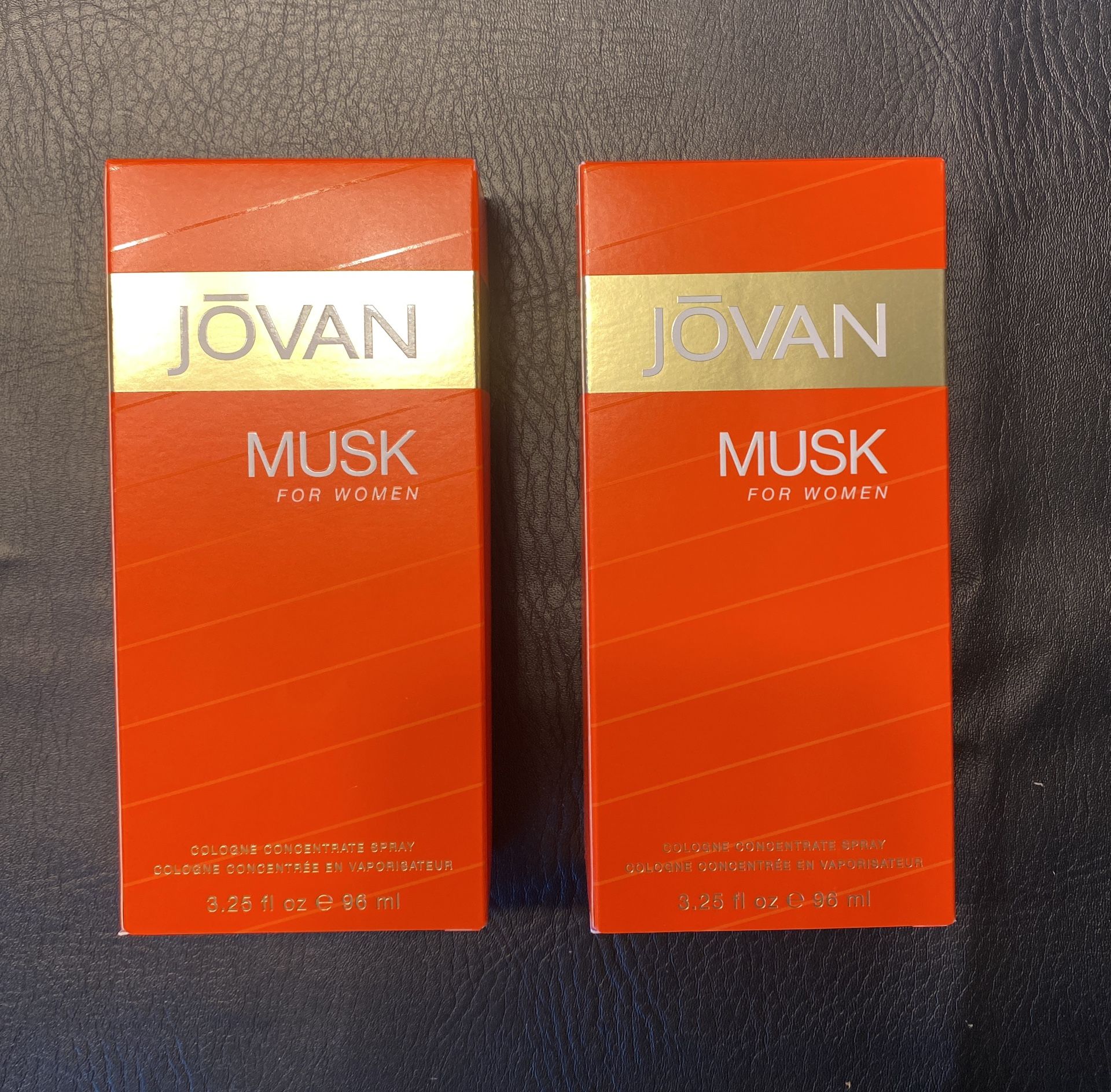 Brand New - Jovan Musk Cologne For Women 3.25oz - 2pck