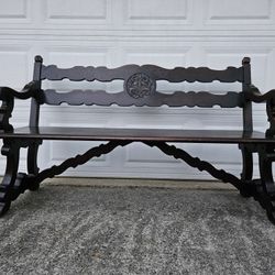 Antique Bench by Shaw Furniture Co Cambridge Mass