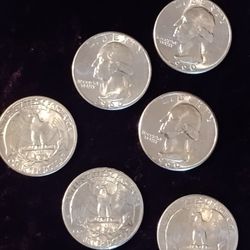 Uncirculated And M.S 1960 SilverQuarters