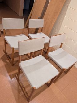 West Elm Clyde Dining Chairs - 4 New - $175 each
