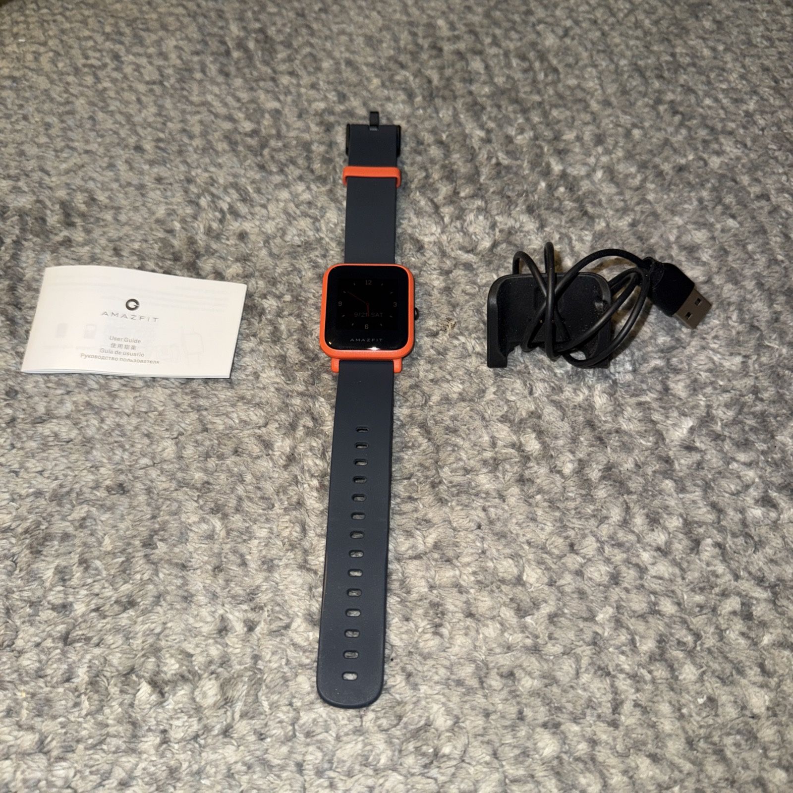 Amazfit Bip A1608 Smartwatch Black – Nice Condition