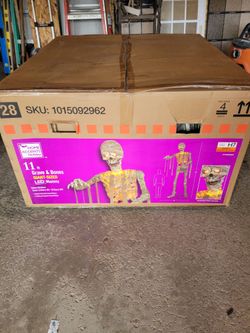 Home depot 11 ft grave and bones mummy