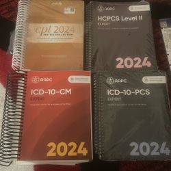 All-New 2024 Medical Coding & Science Bundle – CPT, ICD-10, HCPCS + Laminated Anatomy & Science References” 