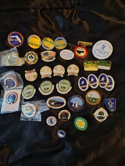 Vintage AWLBA Lapel Pins