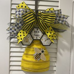 Handmade Beehive Wreath