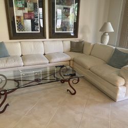 Living Room Table And Couch 
