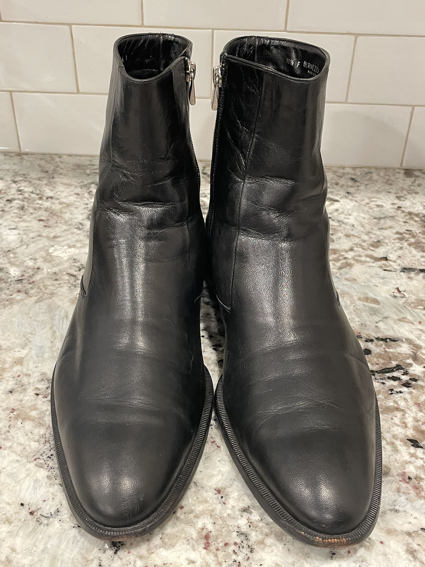 Bally Mens Black Boots Size 10.5