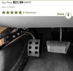 Jeep Dead Pedal JK Wrangler 2007-2018