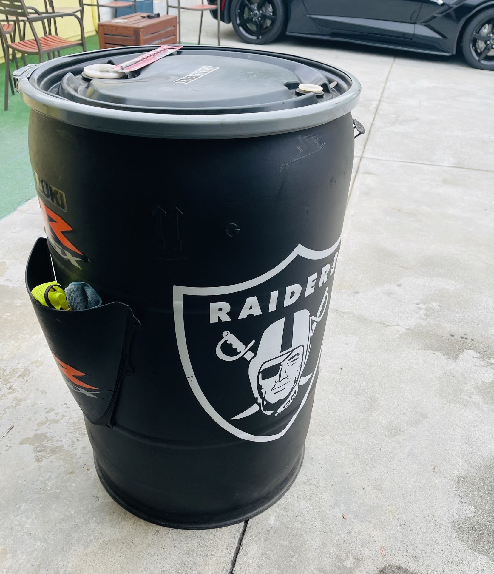 Plastic 55 Gallon Plasric Barrel